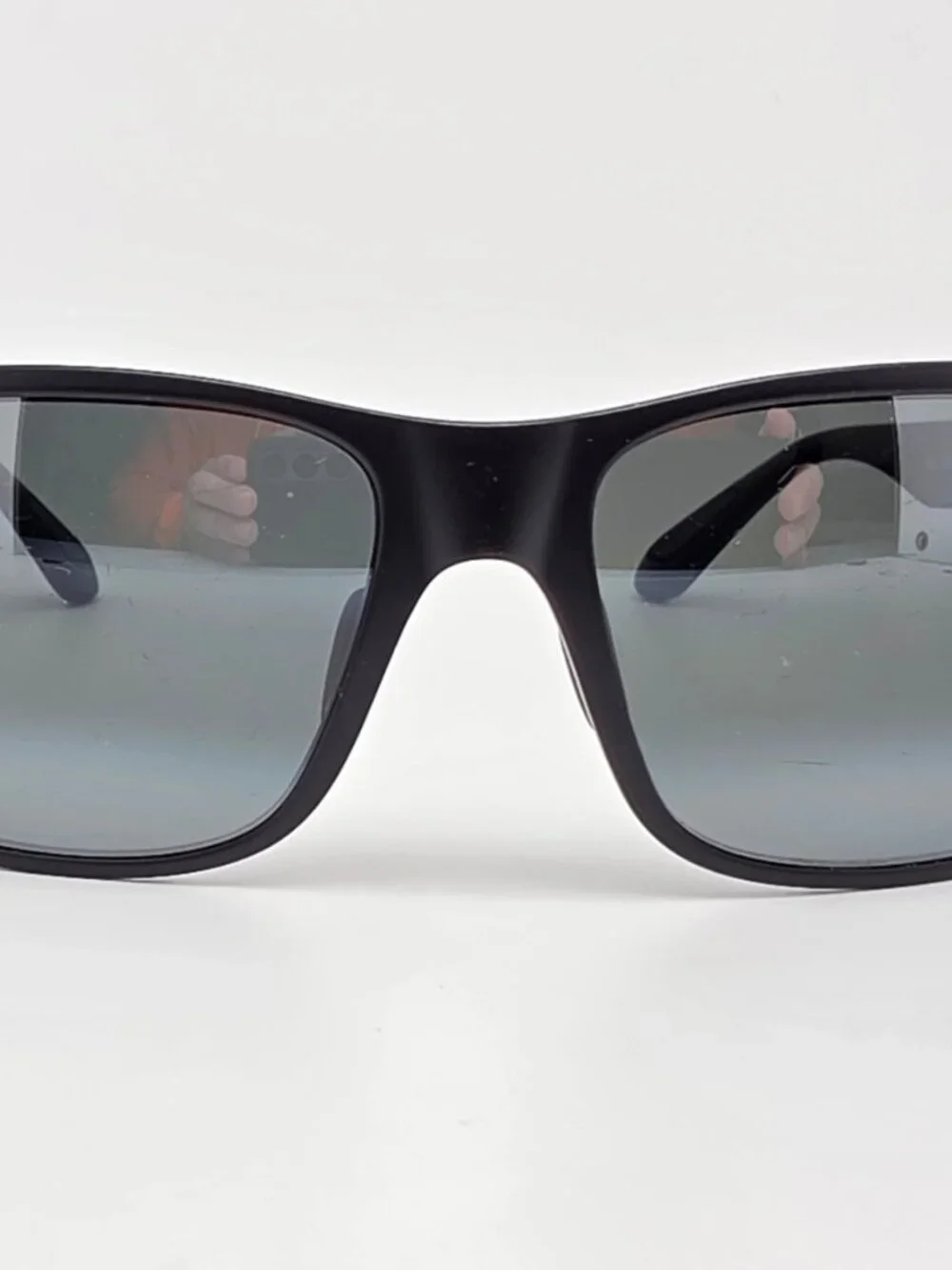 Maui Jim MJ432-2M Red Sands Matte Black Frame Polarized Neutral Grey Sunglasses